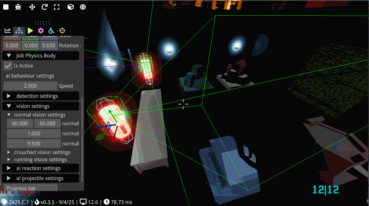 Vision parameter adjustment